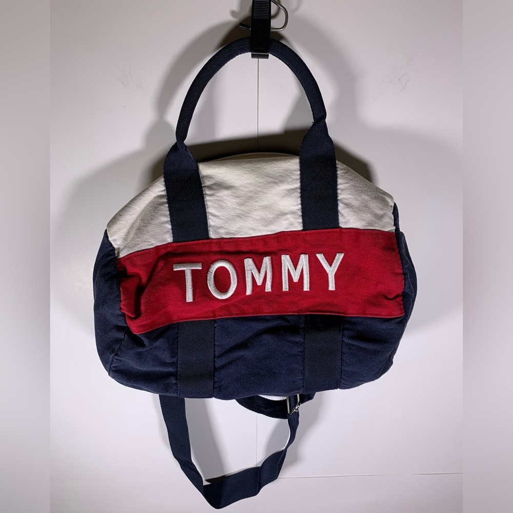 Vintage Tommy Hilfiger mini duffel bag